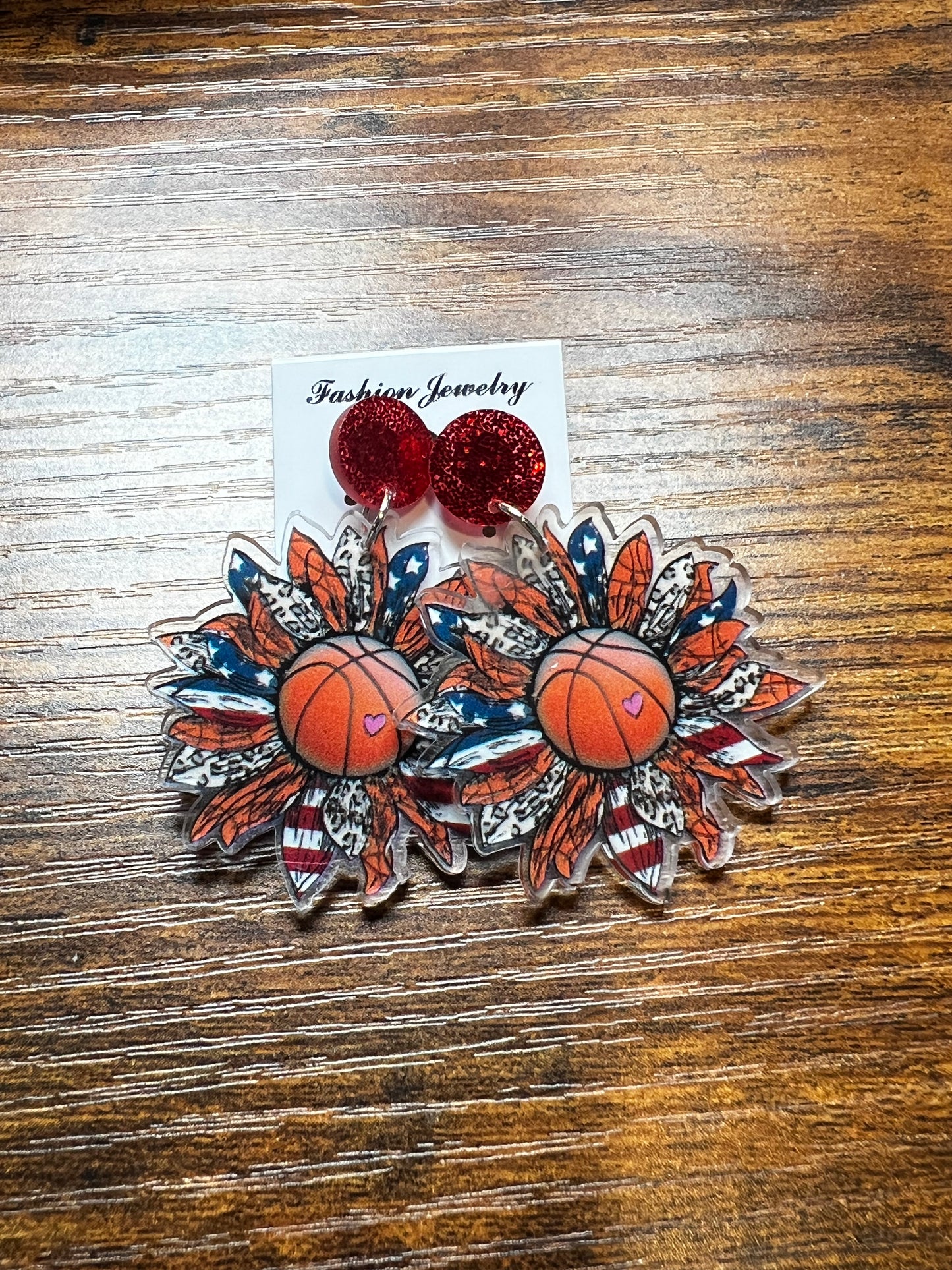 Basketball Earrings