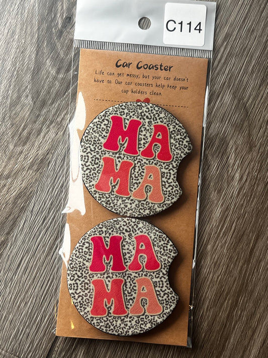 Mama (Small) Car Coasters