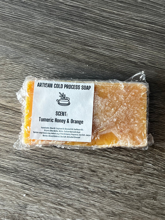 Cold Process Soap - Turmeric Honey & Orange